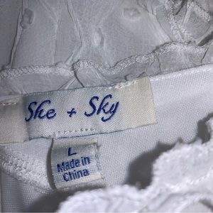 She + Sky white sundress (Open to any offers!!)